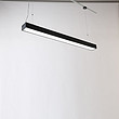 1200X100X60 right angle wrought iron office light