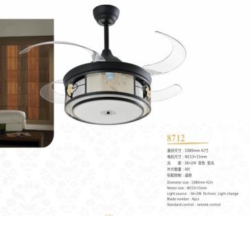Chinese-Style Fan Lamp 8712