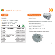 TS projection lamp