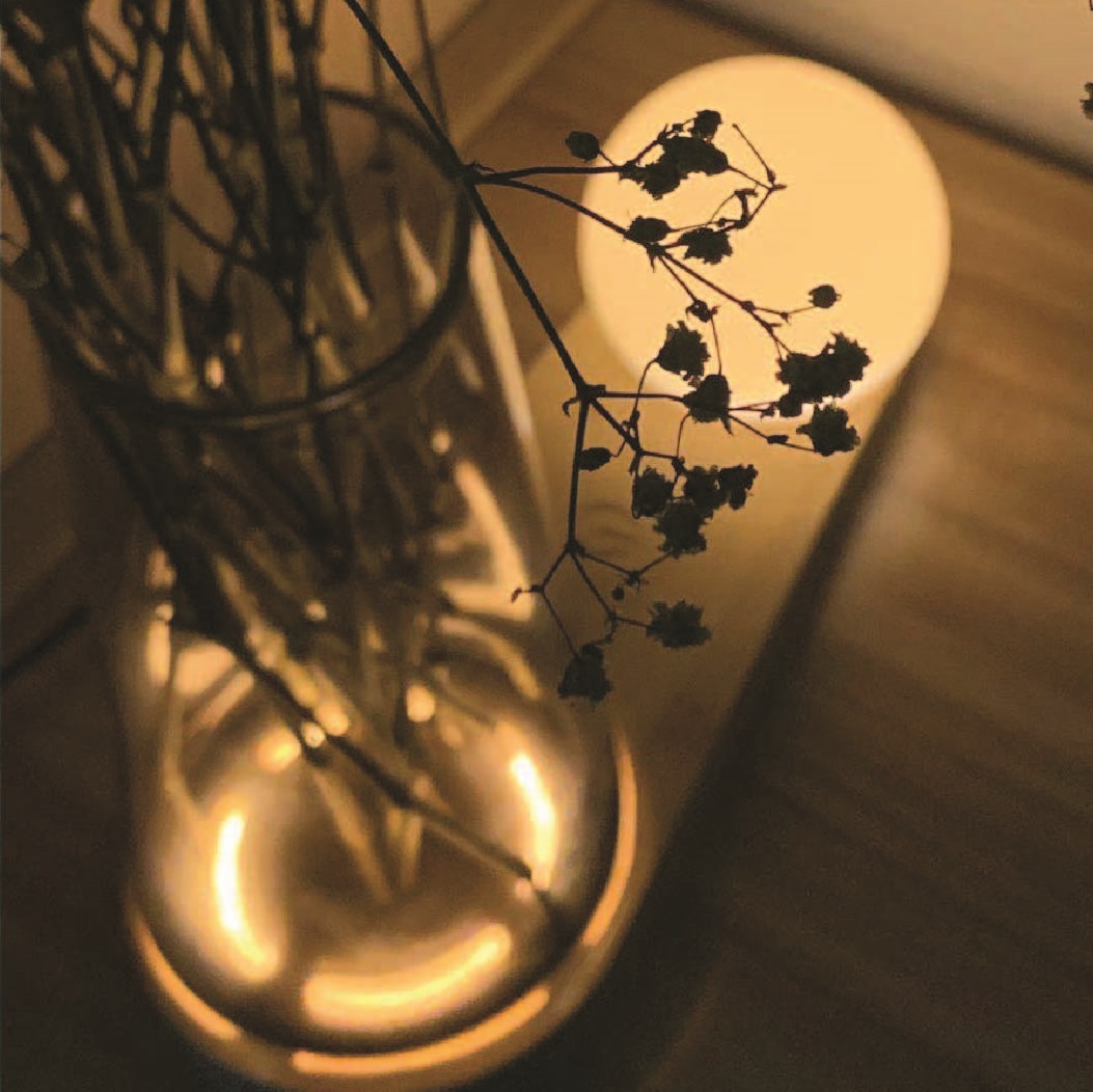 bamboo vase atmosphere lamp