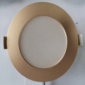 Round Champagne gold ultra-thin recessed downlight