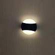 Simple round aluminum LED wall lamp