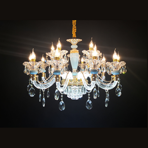 jinmandu, Luxury high-end gold powder crystal chandelier