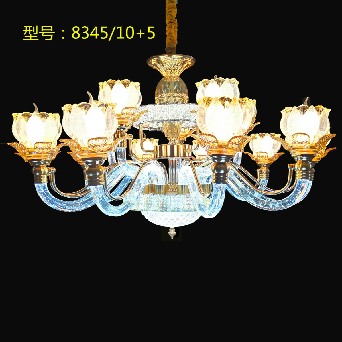 jinmandu, 8345/10+5 American bedroom living room crystal chandelier