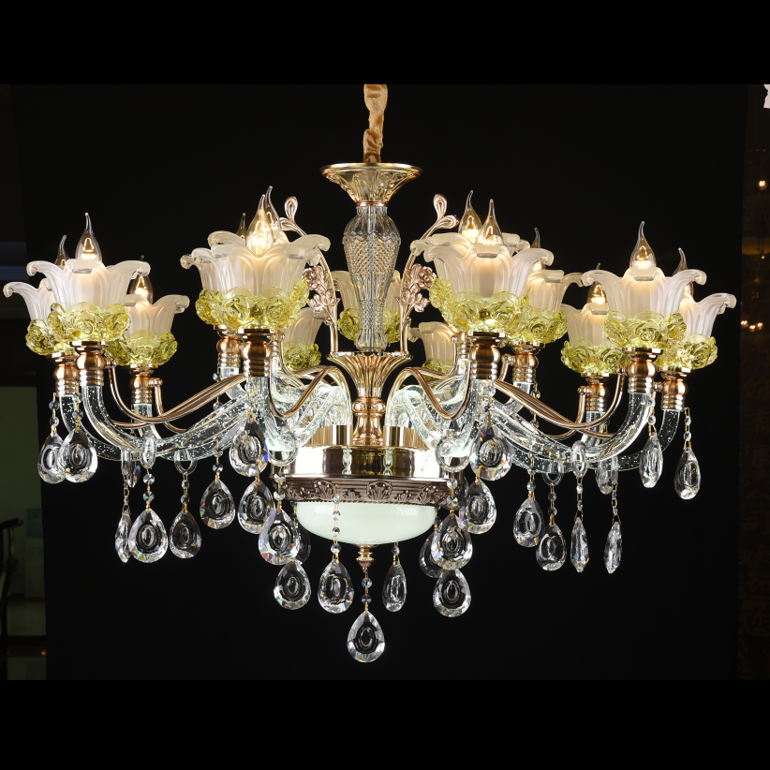 8056/10+5 Luxury European crystal chandeliers
