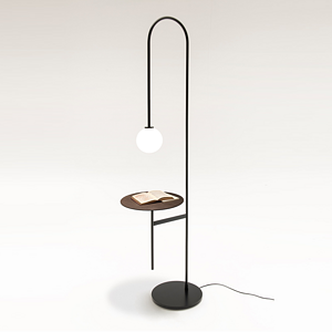 minglian,floor lamp,living oom,black