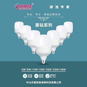 Professional die-casting aluminum foot power bulb 20W30W40W50W