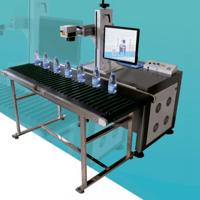 Flying laser marking machine