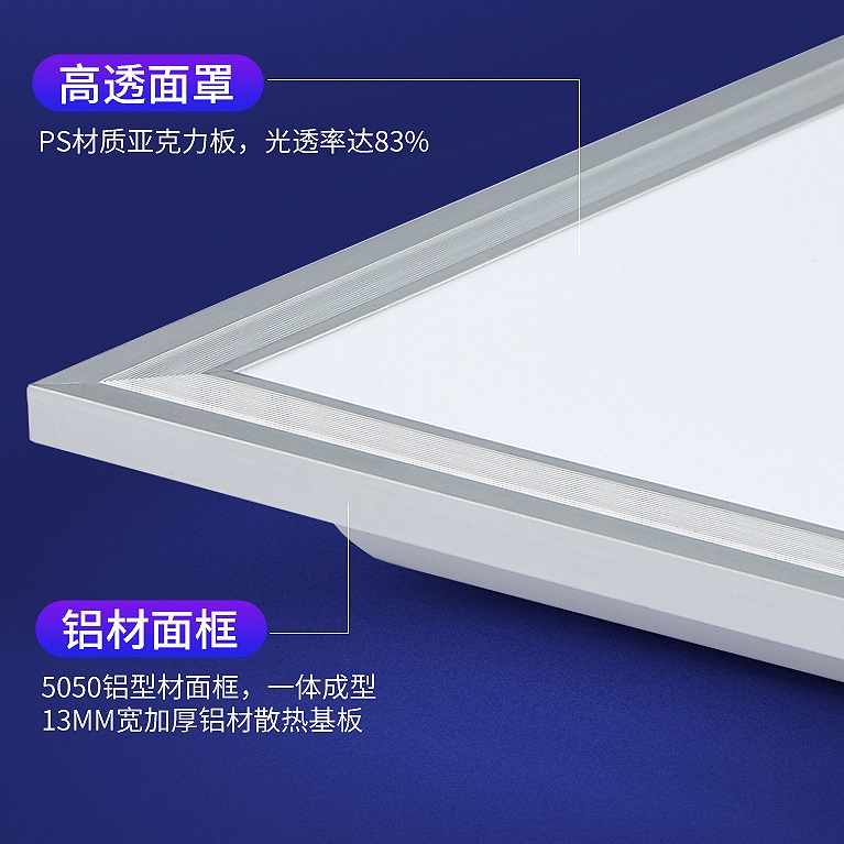 Huishi aluminum panel led panel lamp