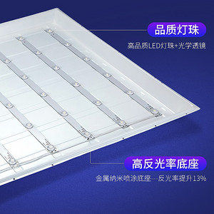 Huishi integrated ceiling office led flat lamp