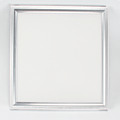 Silver-white Square office flat light