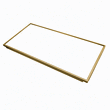 Panel Light,Simple,white,gold edge,Rectangle