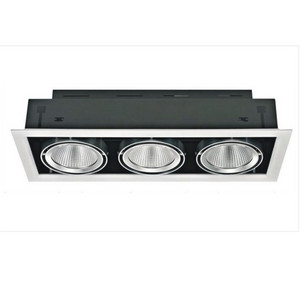 Grille Lamp,Commercial Lighting,Three Bulb,Aluminum,Black,5W*3,10W*3