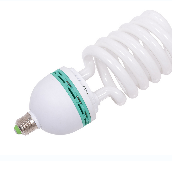 LED Bulb,Simple,white,Half spiral