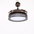 Chandelier,modern,white,LED,circular,Hollow,brown