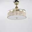 Chandelier,modern,Fleshcolor,LED,circular,Hollow,electric fan,transparent