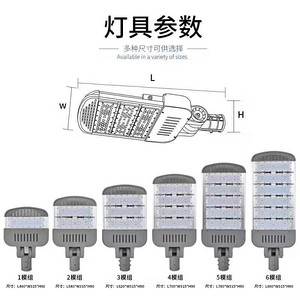 SHINY CENTURY Multi-size ultra bright road outdoor waterproof LED lamp head