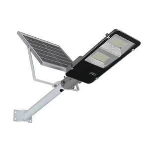 LED solar powered black outdoor street lamps