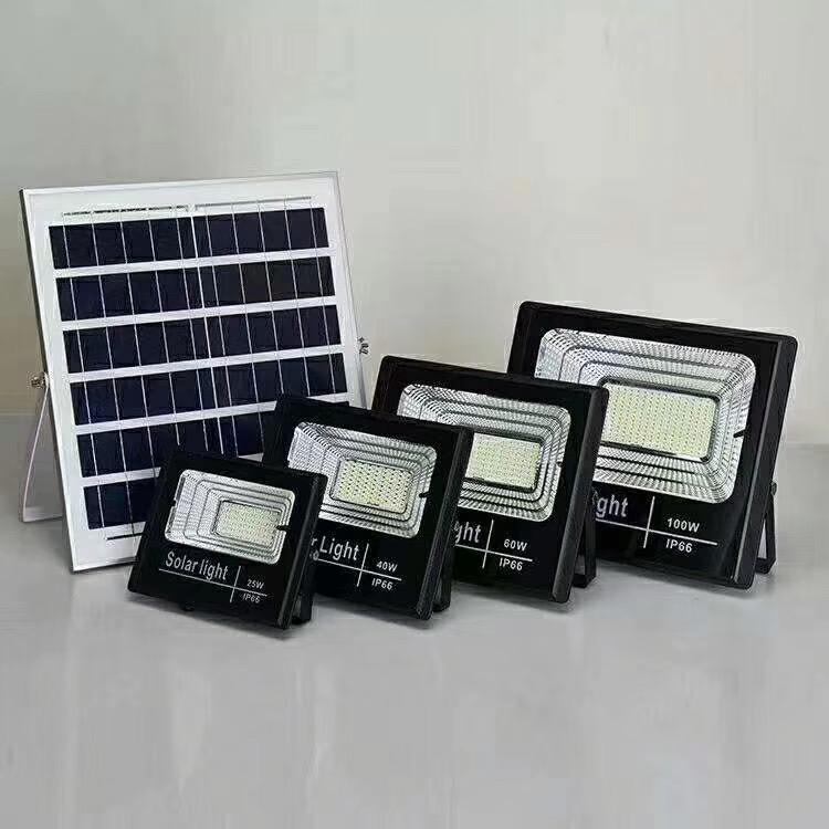 Simple multi-power solar projection lamp