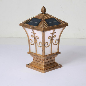 Haozhaoxiang Chinese Style Golden Garden Lamp