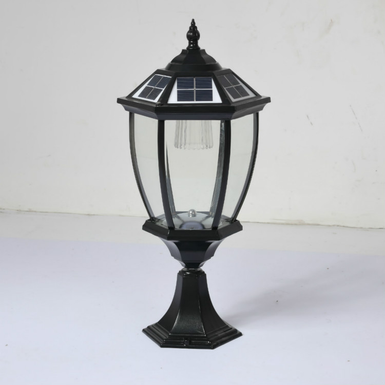 Haozhaoxiang Chinese Style Black Garden Lamp