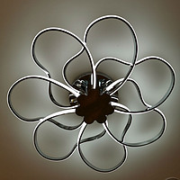 Creative flower stainless steel ceiling lamp