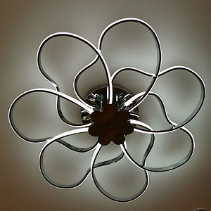 Creative flower stainless steel ceiling lamp