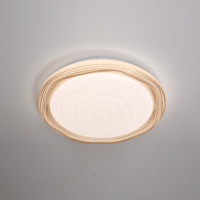 Silk rose gold tawny simple modern ceiling lamp