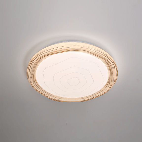 Silk rose gold tawny simple modern ceiling lamp