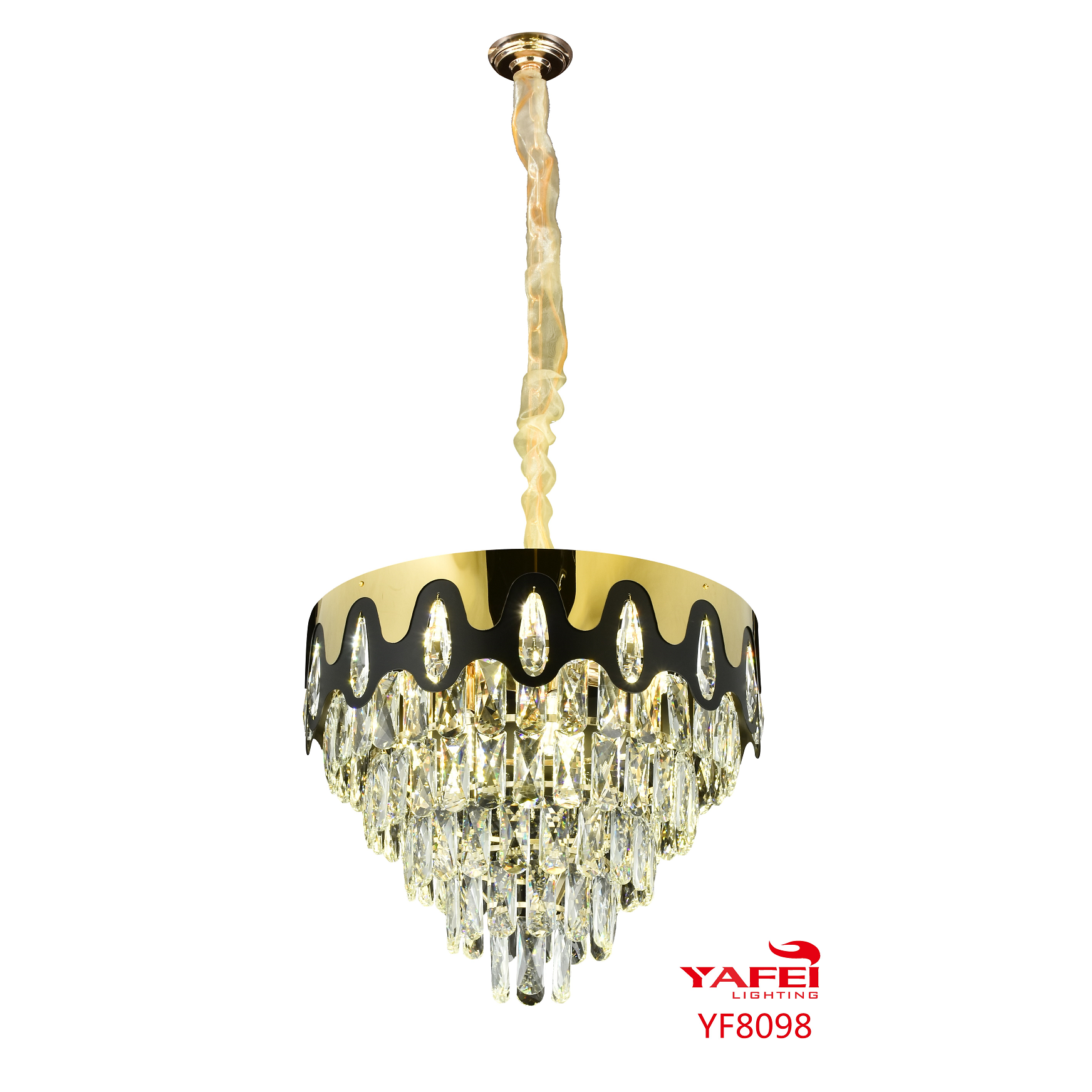 YF8098-R600 crystal chandelier