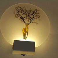 Fairy deer wall lamp