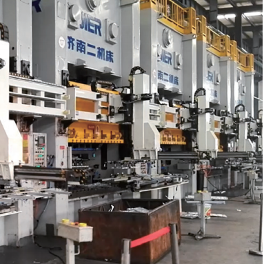 Double speed model stamping automatic production line application