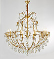 Zhongshan modern chandelier iron gold candle crystal chandelier Indoor chandelier