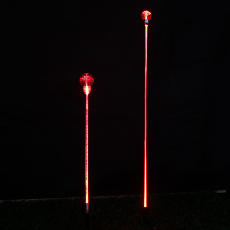 Led light bulb fiber optic reed lamp ground insertion lamp Outdoor park Plaza decorated with ball reed lamp