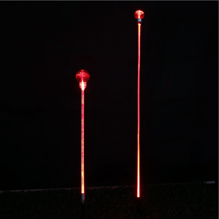 Led light bulb fiber optic reed lamp ground insertion lamp Outdoor park Plaza decorated with ball reed lamp