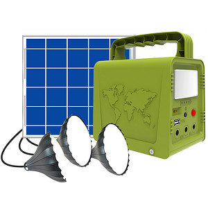 Rechargable portable solar power system