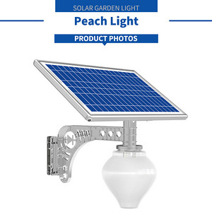 15w solar peach light garden light with 5years warranty
