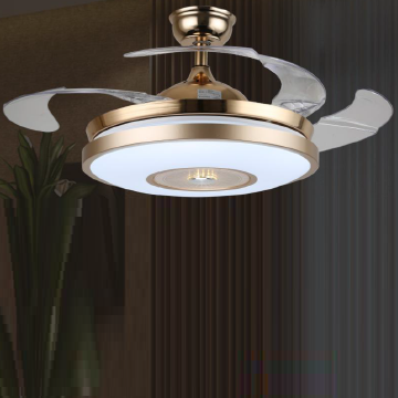 FSD-2613 Modern Simple Golden Edge Fan Lamp