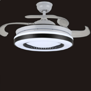 FSD-2351 Simple Black-and-White Interphase Fan Lamp