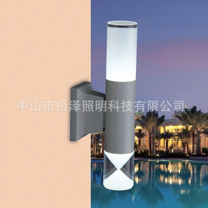 Wall Lamp,Decorative Lighting,Double Bulb,Solar Energy,Cylinder,10W,14W