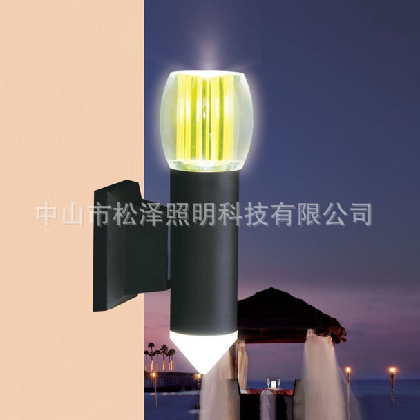 Wall Lamp,Decorative Lighting,Double Blub,Cylinder,Wood,Modern,5W,7W