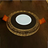 Two-color panel lamp