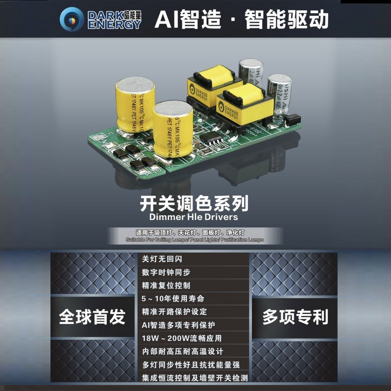 AI intelligent drive switch color palette series