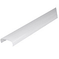 White Semi-Rectangular Long LED Lamp Shell