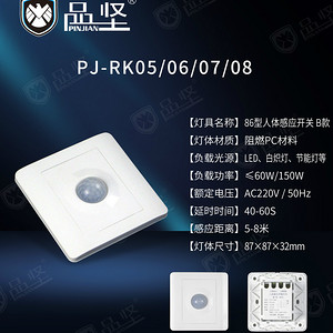 Pin jian 86 induction switch B