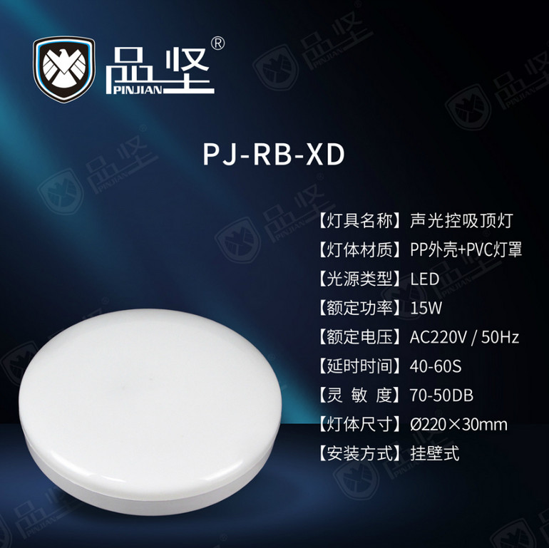 Pinjian Sound-light controlled ceiling lamp