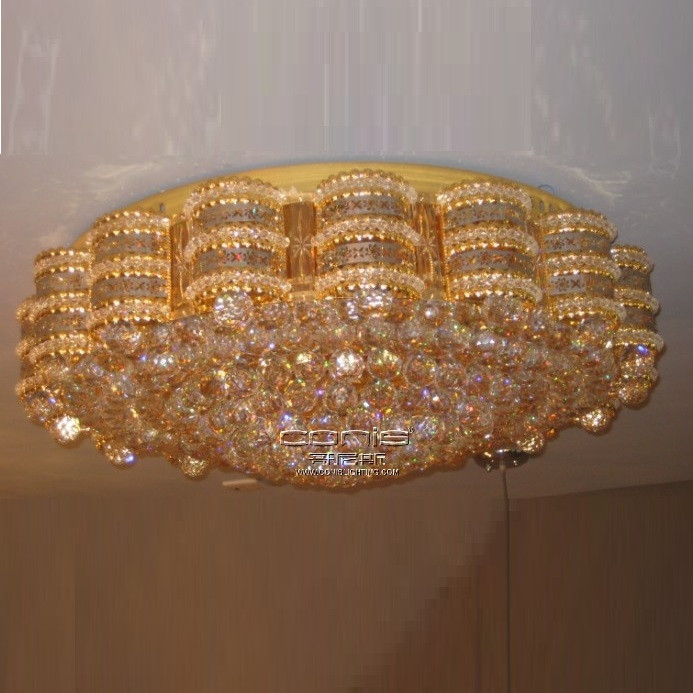 Crystal Lamp,circular,Warm light,indoor,Golden