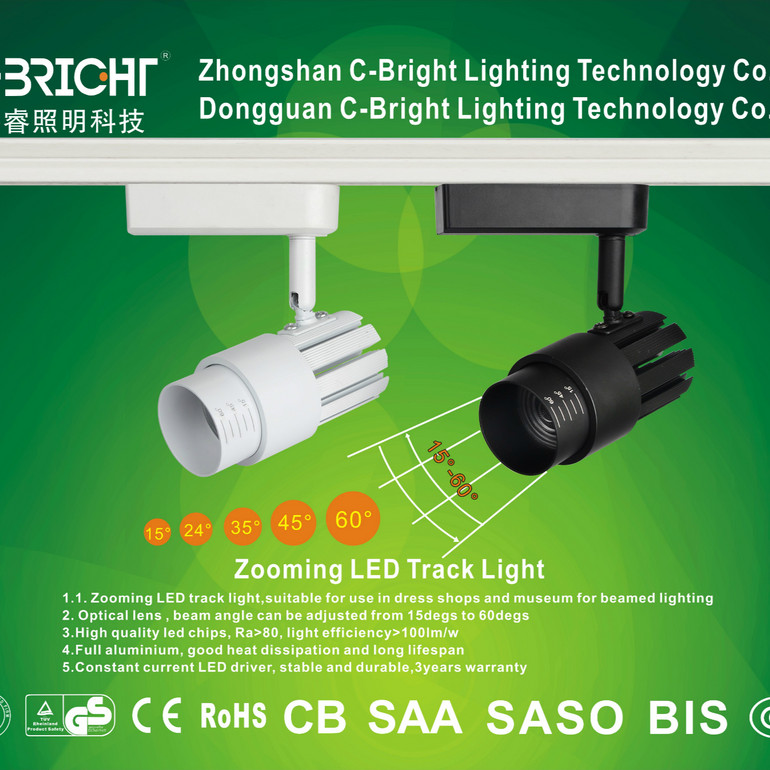 chenxi,track lamp,black or white