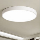 Circular white edge warm light ceiling lamp