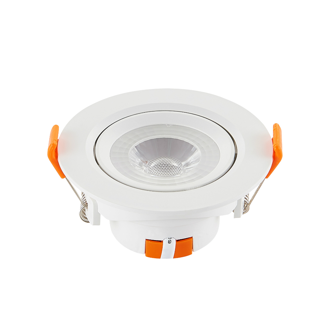 round plastic spot light